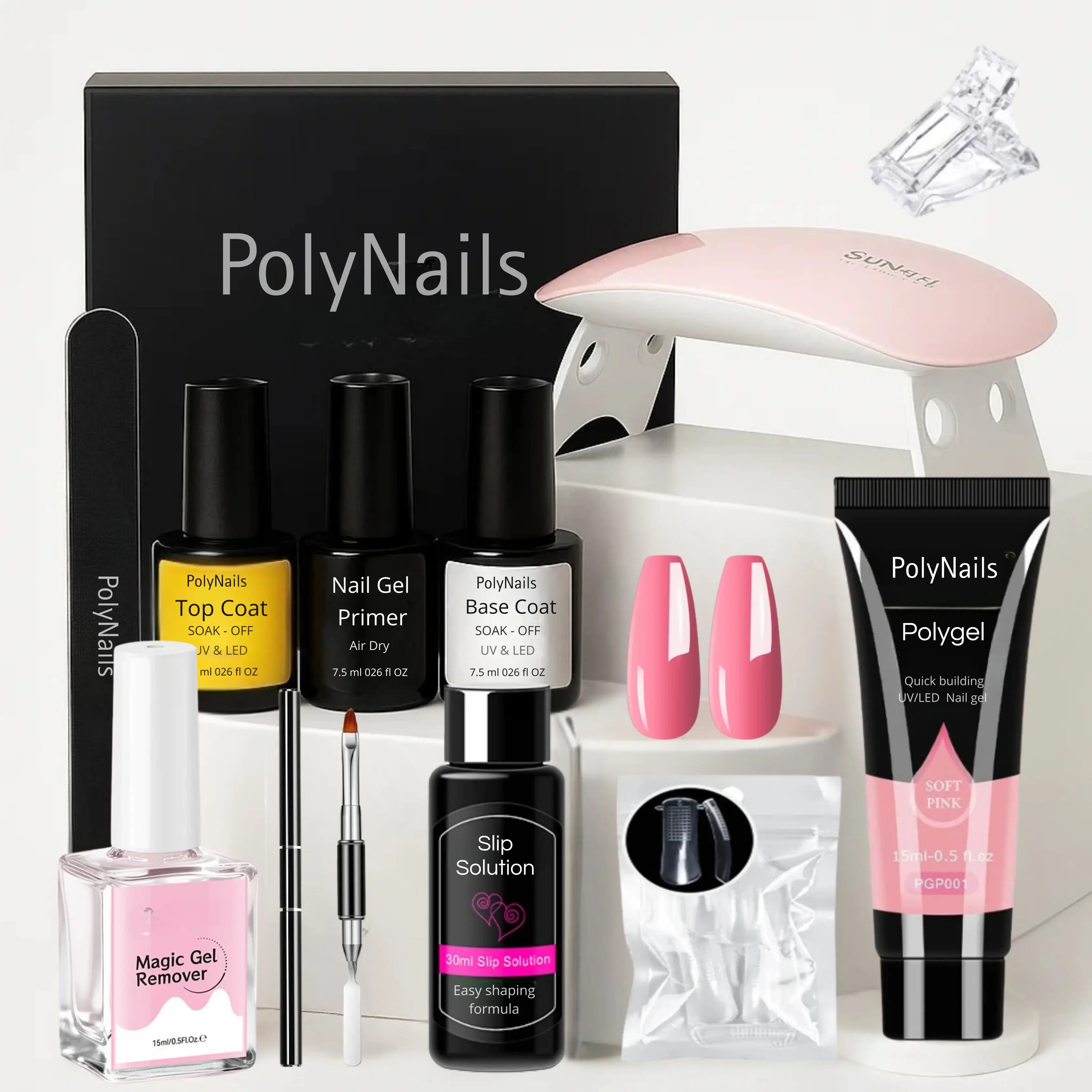 All-in-One Nail Extension Kit + Bonus Remover – DIY Pro Nails