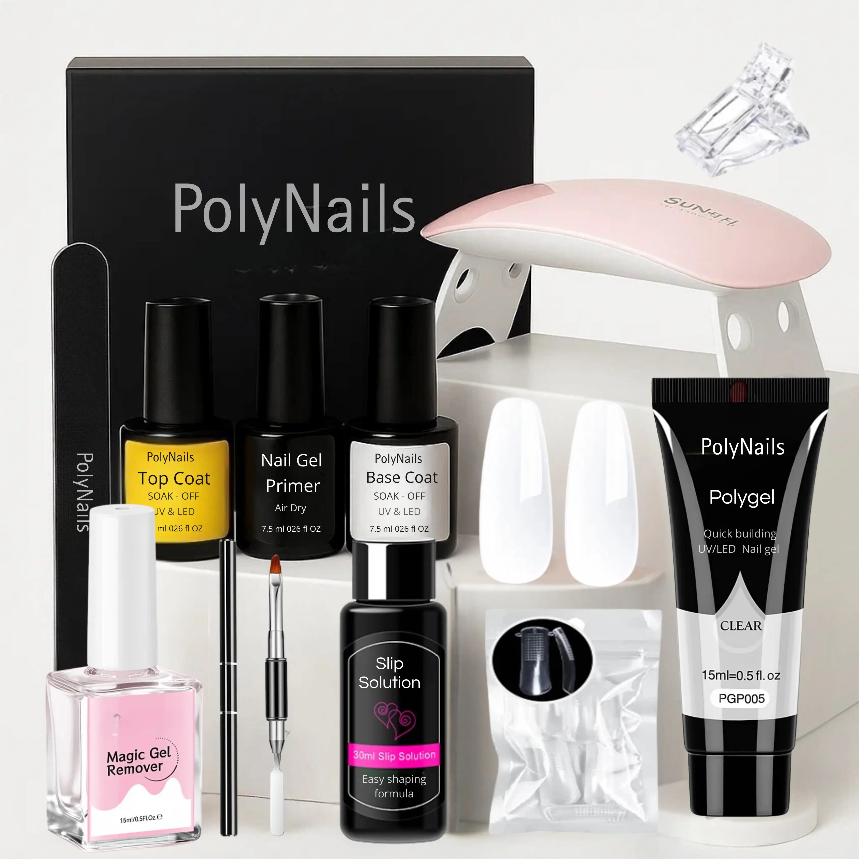 All-in-One Nail Extension Kit + Bonus Remover – DIY Pro Nails