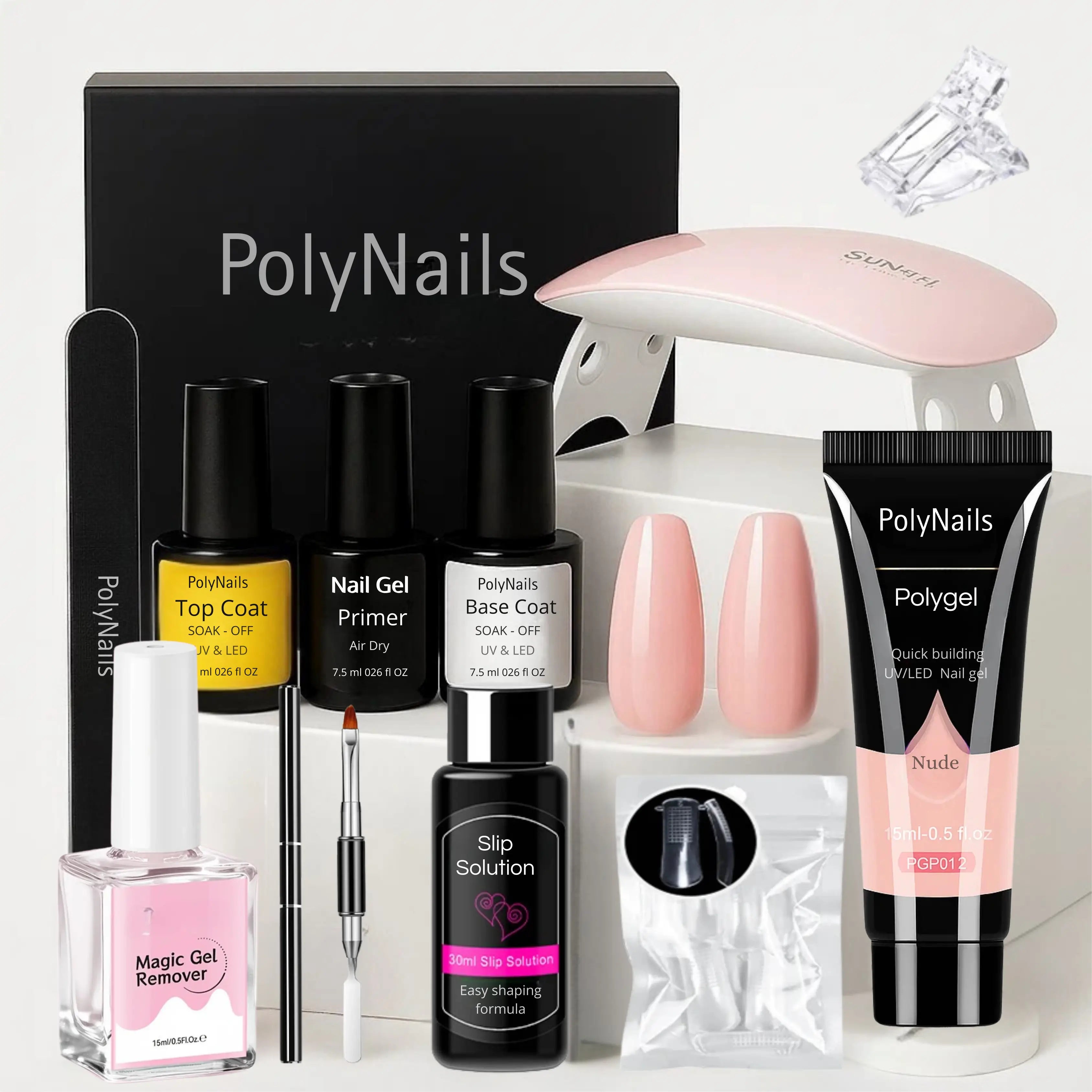 All-in-One Nail Extension Kit + Bonus Remover – DIY Pro Nails