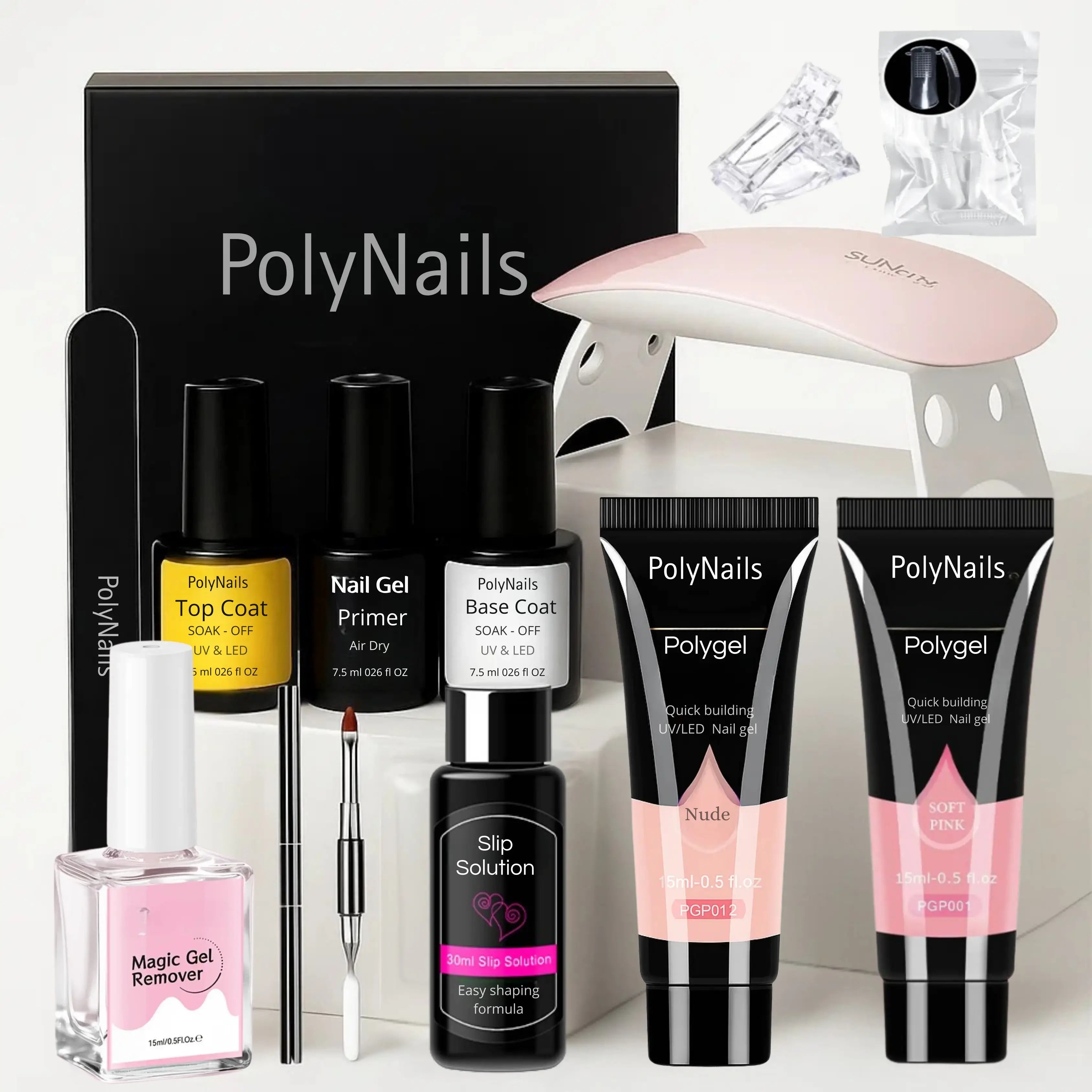 All-in-One Nail Extension Kit + Bonus Remover – DIY Pro Nails