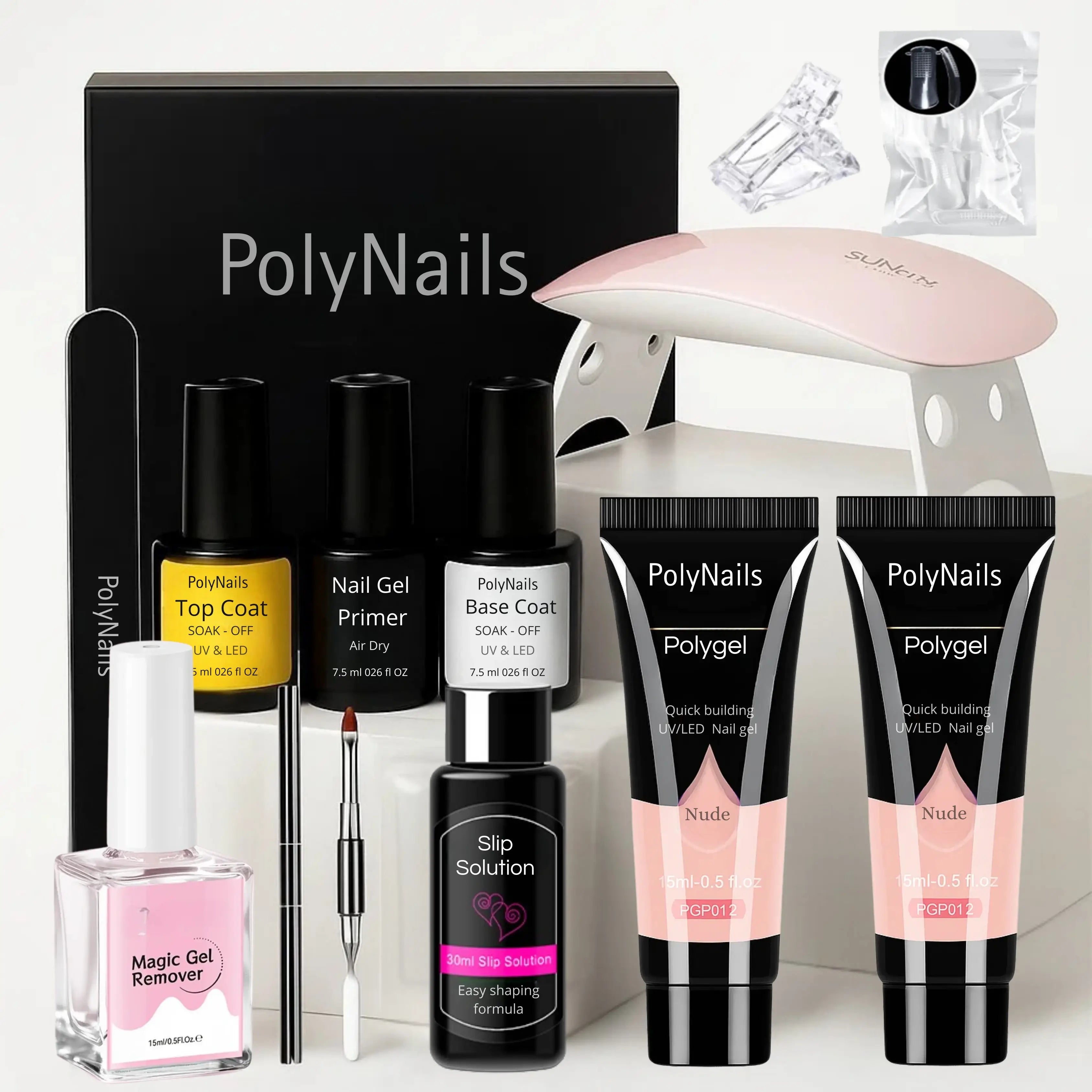 All-in-One Nail Extension Kit + Bonus Remover – DIY Pro Nails