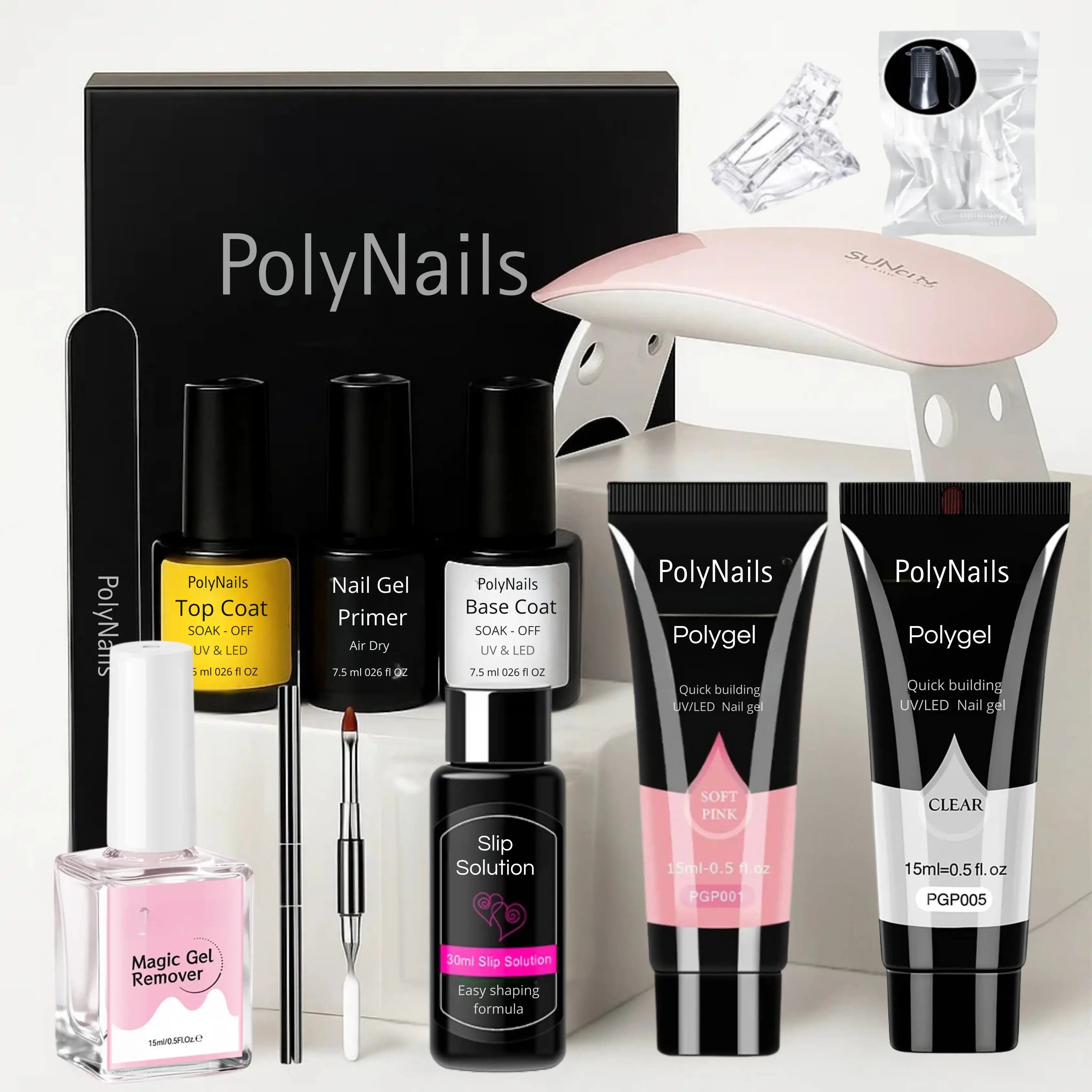 All-in-One Nail Extension Kit + Bonus Remover – DIY Pro Nails