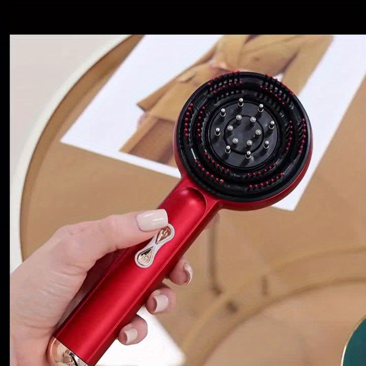 Scalp & Edge Massager Comb – Adjustable 3-Speed, USB Charging