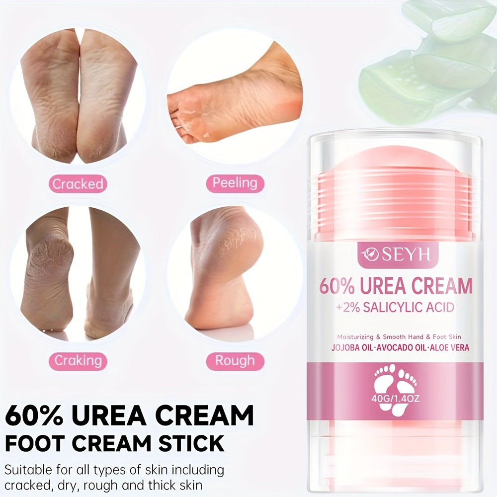 Foot Care Stick – 60% Urea & 2% Salicylic Acid, Deep Moisturizing & Repair
