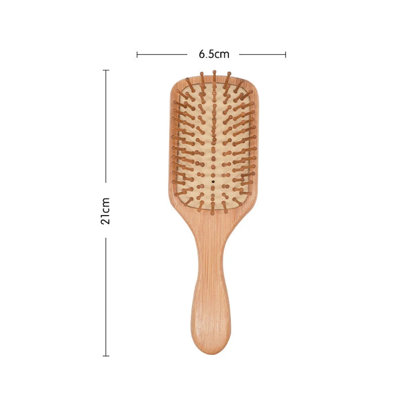 Bamboo Paddle Brush – Natural Care for Hair & Scalp