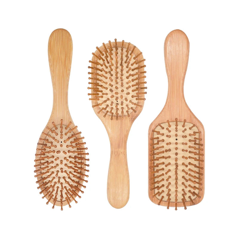 Bamboo Paddle Brush – Natural Care for Hair & Scalp
