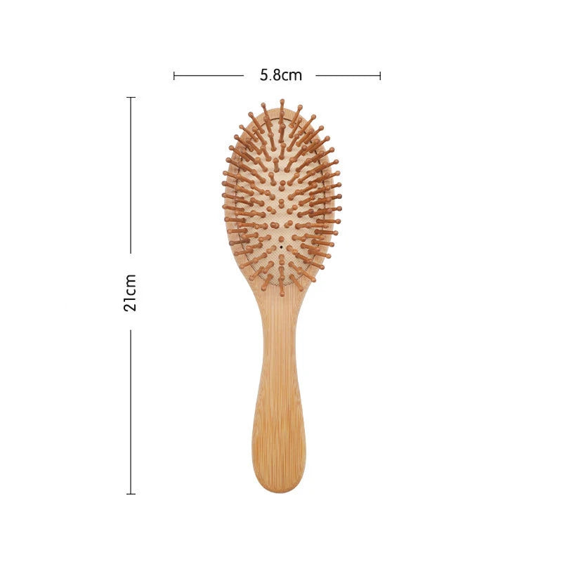 Bamboo Paddle Brush – Natural Care for Hair & Scalp