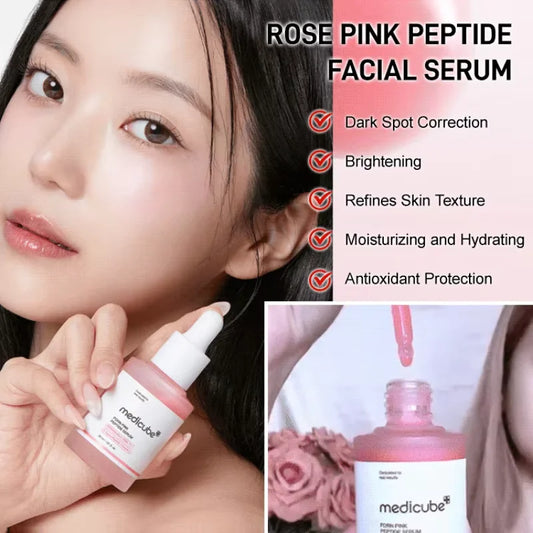 medicube Pink Peptide Collagen Ampoule Essence Whitening, Fading Spots, Moisturizing and Nourishing 30mL