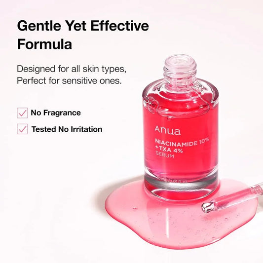 Anua 10% Niacinamide + 4% TXA Whitening Essence Spot-lightening Barrier Repair Essence Easy to absorb Korean skin care products