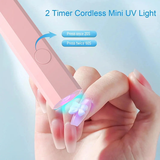 Portable Nail Dryer Light — Compact e Efficient