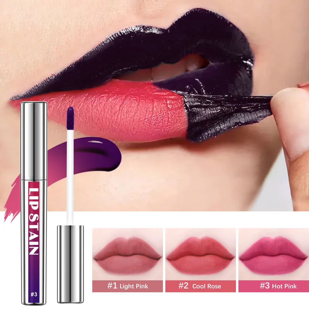 Lip Tint Effect Lipstick — Waterproof & No Transfer