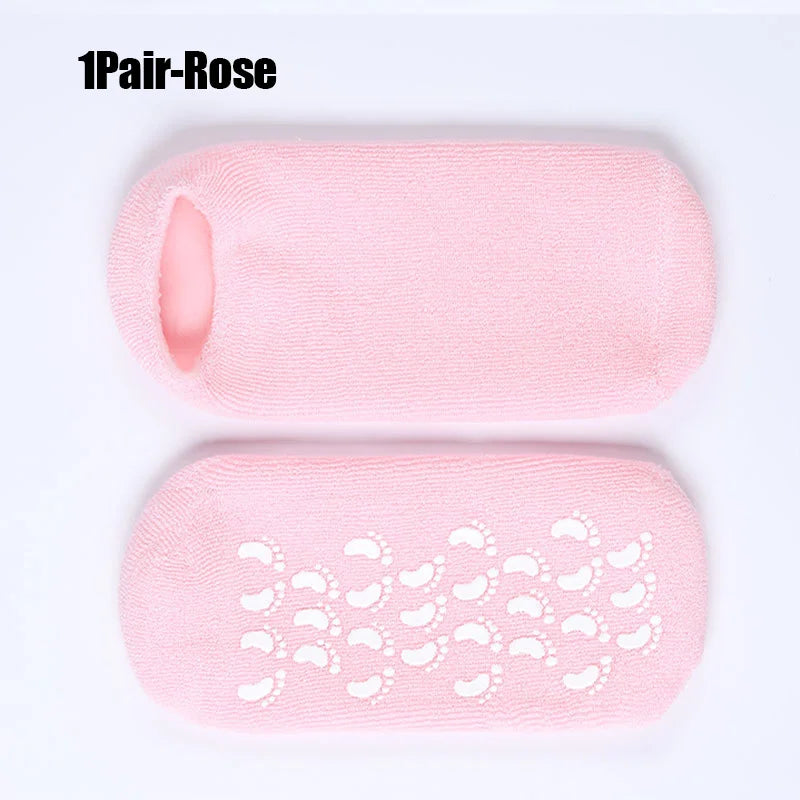 Hydrating Gel Socks – Reusable Moisturizing Care for Dry, Cracked Feet