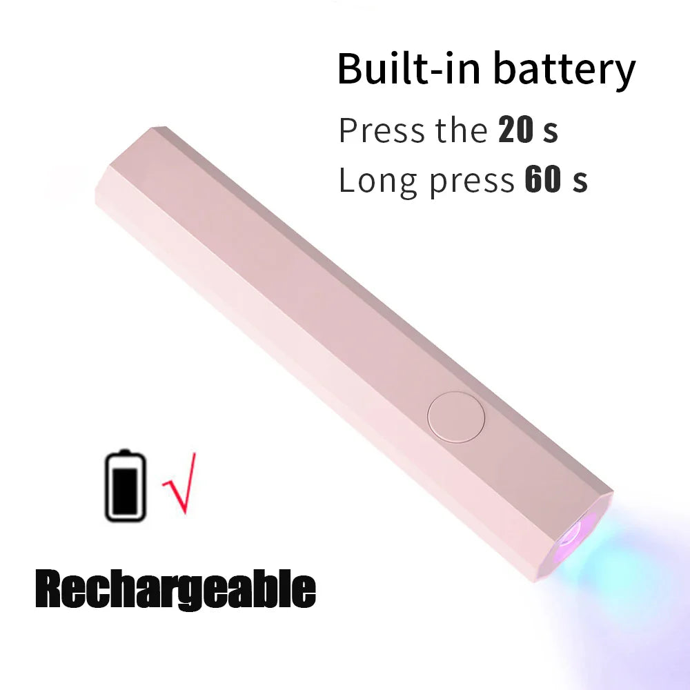 Portable Nail Dryer Light — Compact e Efficient