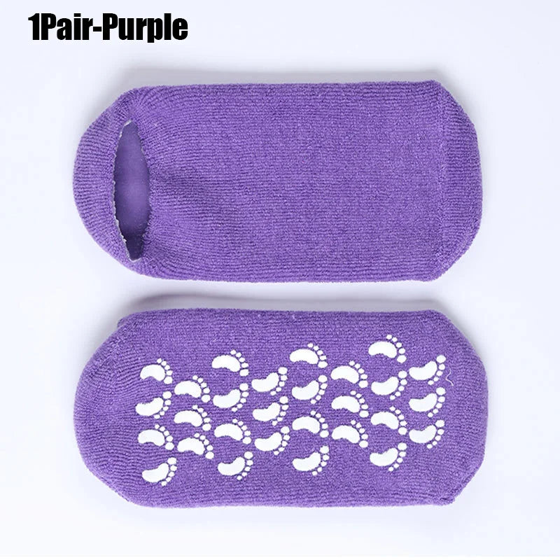 Hydrating Gel Socks – Reusable Moisturizing Care for Dry, Cracked Feet
