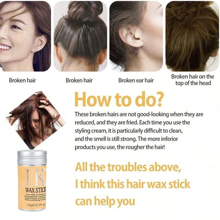 Hair Finishing Wax Stick – Smooth Control for Polished Hairstyles