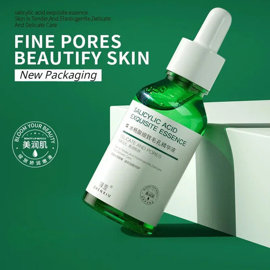Salicylic Acid Pore Refining Essence Moisturizing Firming Anti-Wrinkle Improve Rough Skin 30ml