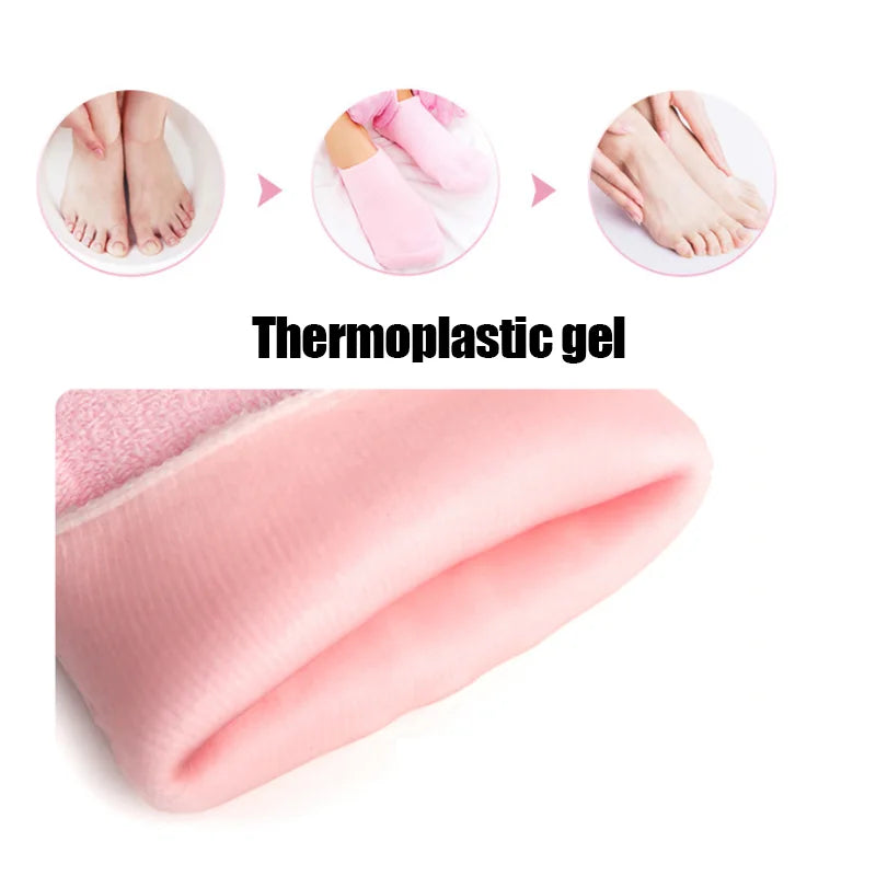 Hydrating Gel Socks – Reusable Moisturizing Care for Dry, Cracked Feet