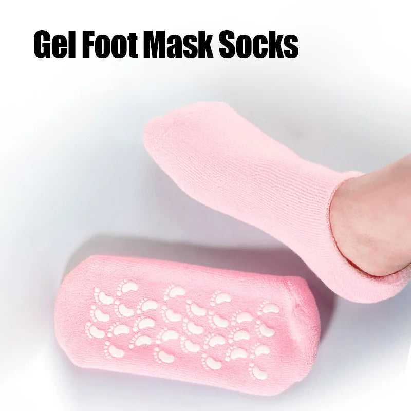 Hydrating Gel Socks – Reusable Moisturizing Care for Dry, Cracked Feet