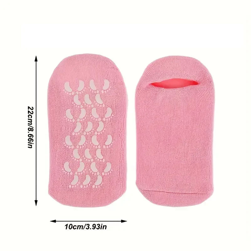 Hydrating Gel Socks – Reusable Moisturizing Care for Dry, Cracked Feet