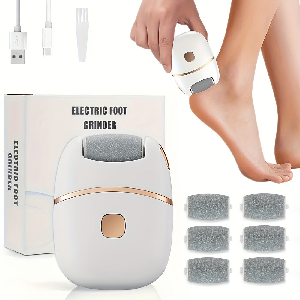 Rechargeable Electric Foot Exfoliator – Smooth & Soft Skin Care Device